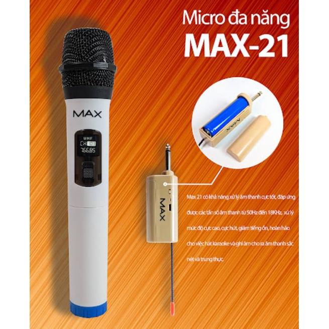 Trọn bộ sản phẩm Micro Không dây Max 21, Max 32, Max 39, Max 56 siêu phẩm