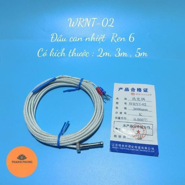 Dây Can Nhiệt K WRNT-02 Ren 6 Dải Nhiệt Độ 0-800°C Đủ Kích Thước