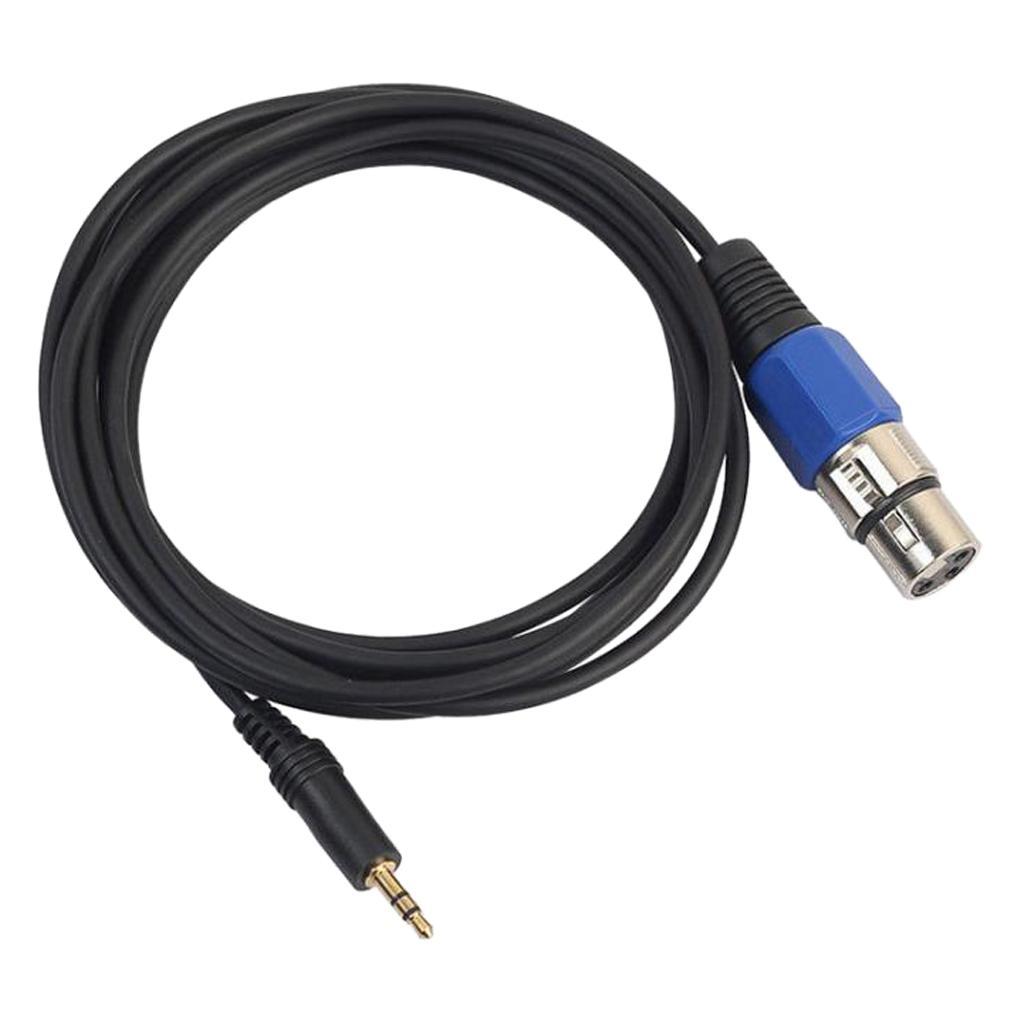1.5 m Male Plug 3.5mm  Audio Cable Mic Adapter to XLR Female for Speaker