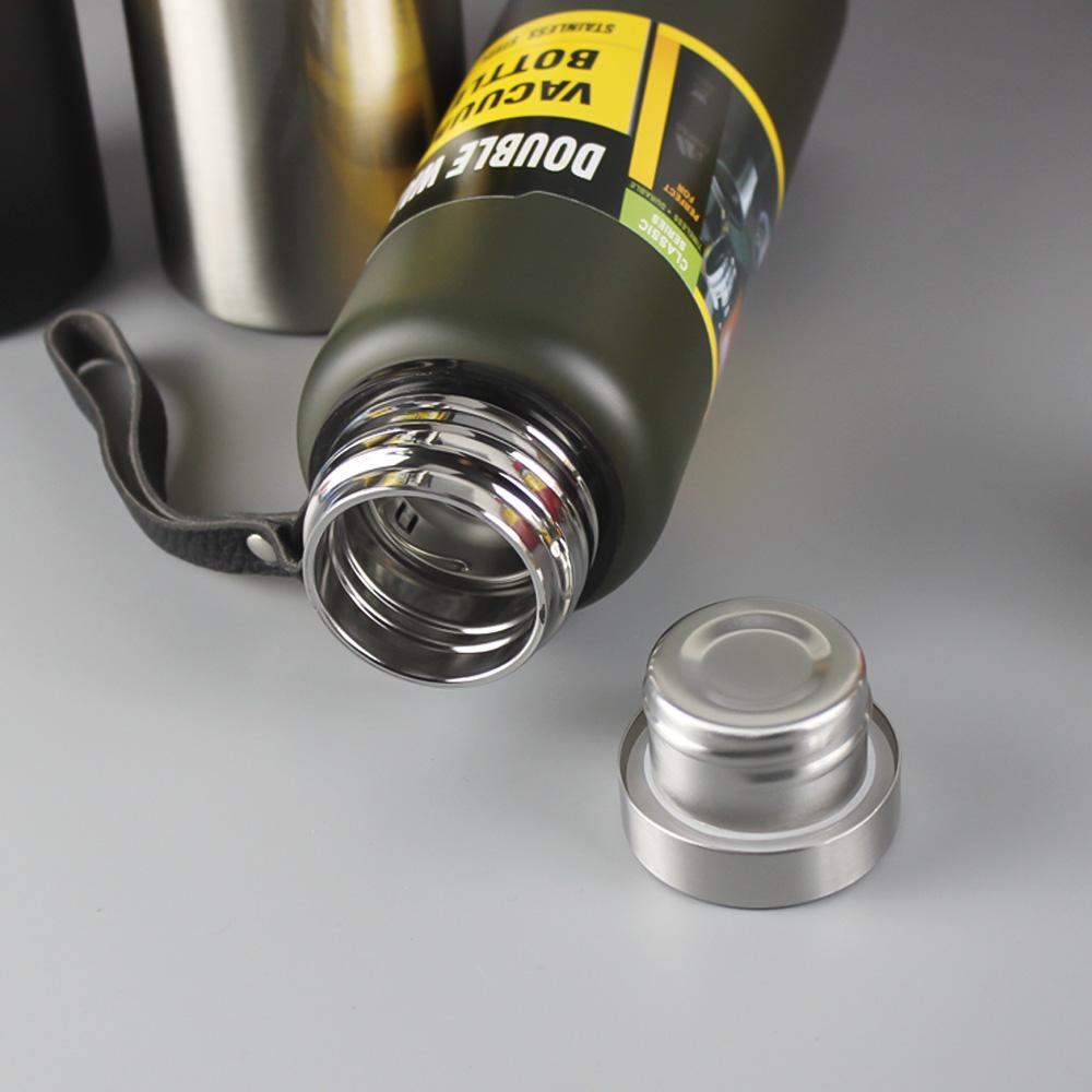 Bình Nước Thể Thao 2 Lớp Giữ Nhiệt Cao Thép Không Gỉ Dung Tích 500/750 / 1000Ml