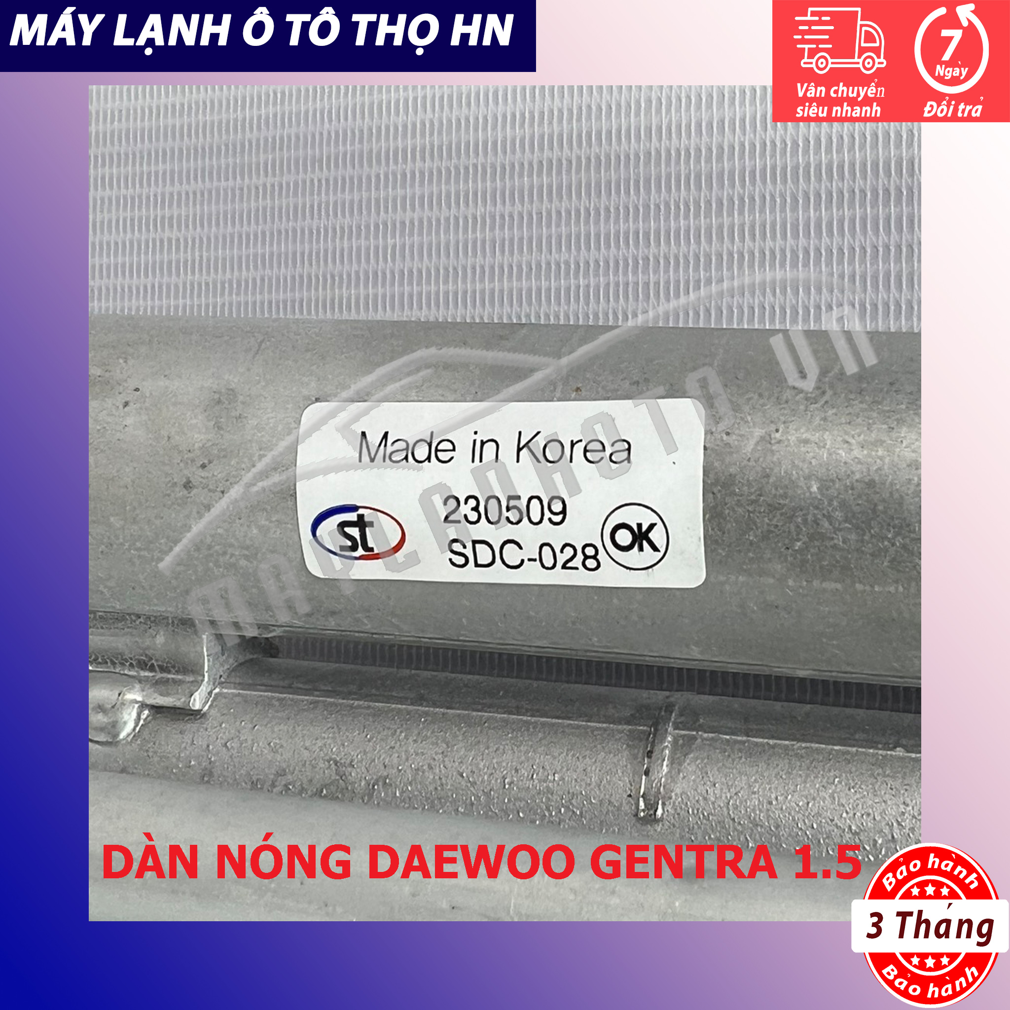 Dàn  nóng Daewoo Gentra 1.5 hàng xịn Hàn Quốc