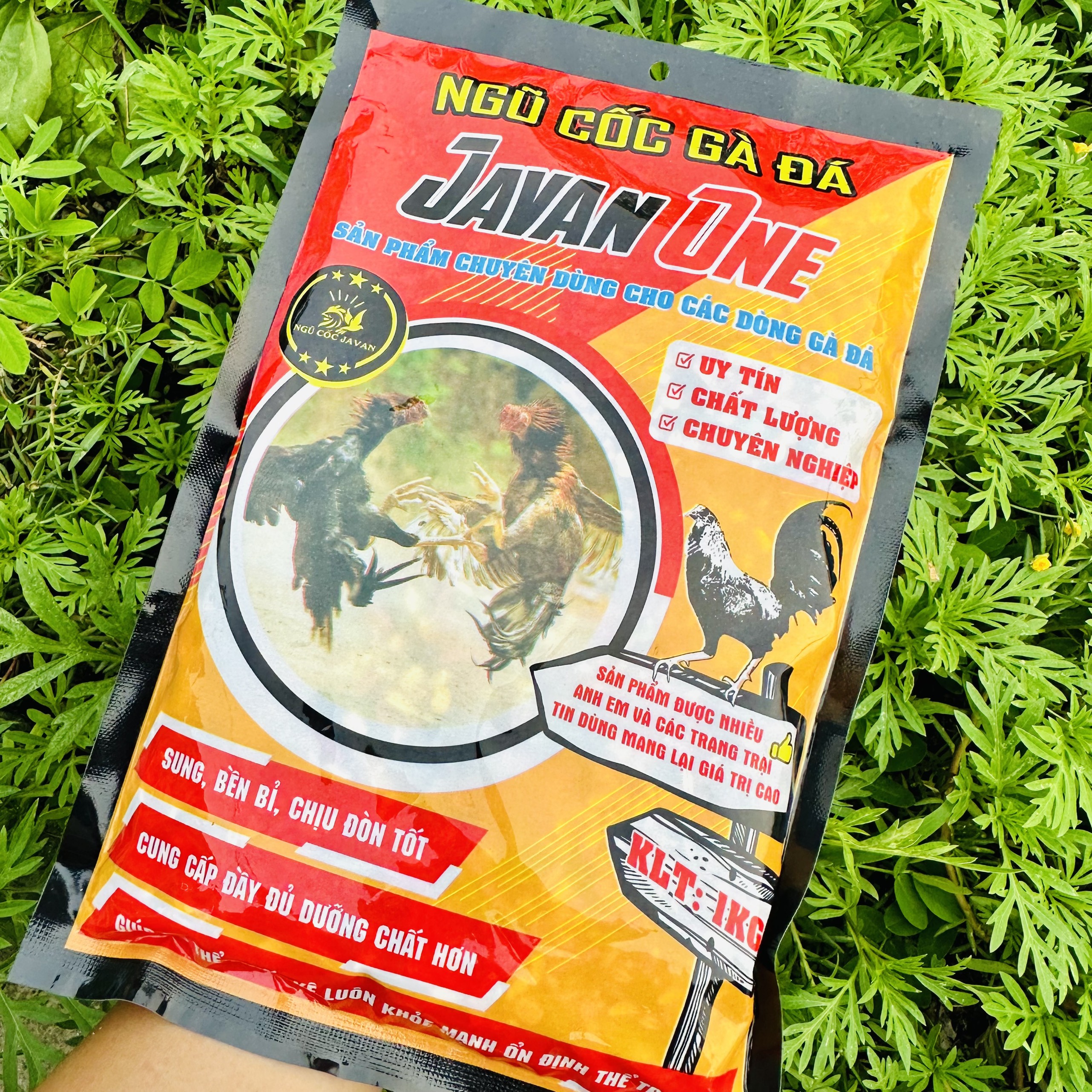 Ngũ cốc gà đá Javan One 1kg, thức ăn yêu thích cho chiến kê, thức ăn cơ bản cho Hamster