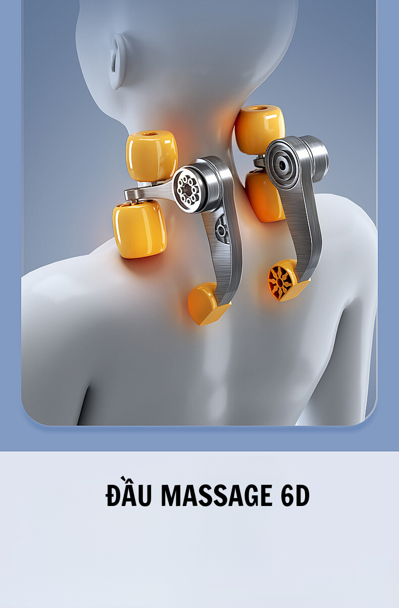 Máy massage Cổ Gáy VISPO VP-CG24 giúp massage cổ vai gáy hiệu quả nhất