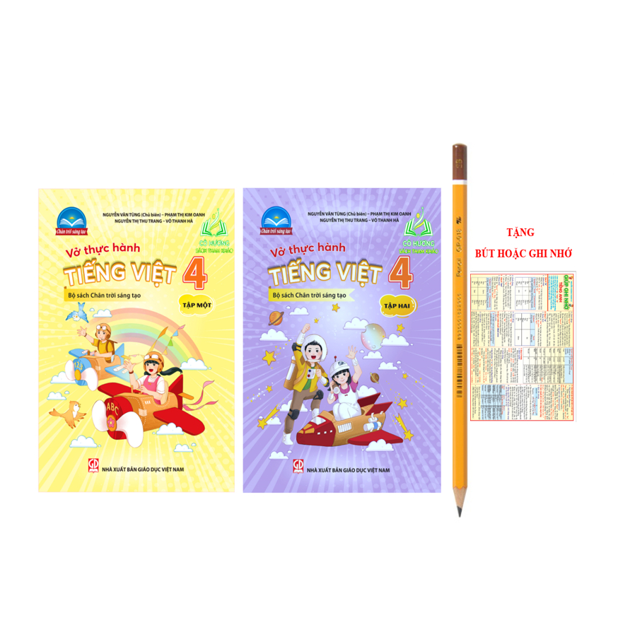 Sách - Combo Vở thực hành Tiếng Việt 4 tập 1+ 2