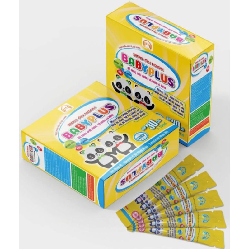 SIRO ĂN NGON BABY PLUS - Giúp bé hết biếng ăn, tiêu hóa tốt, tăng cân nhanh