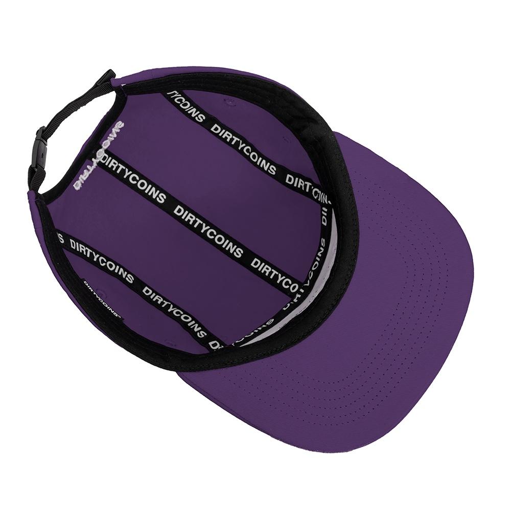 DirtyCoins Nón 5 Panels Cap - Purple