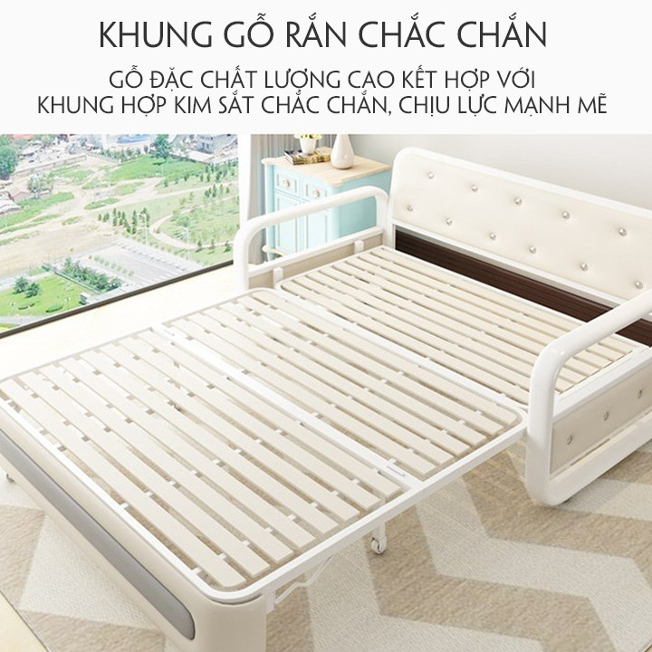 Sofa Giường Đa Năng - Có ngăn chứa đồ - Rộng: 1.5m x Dài: 1.93m