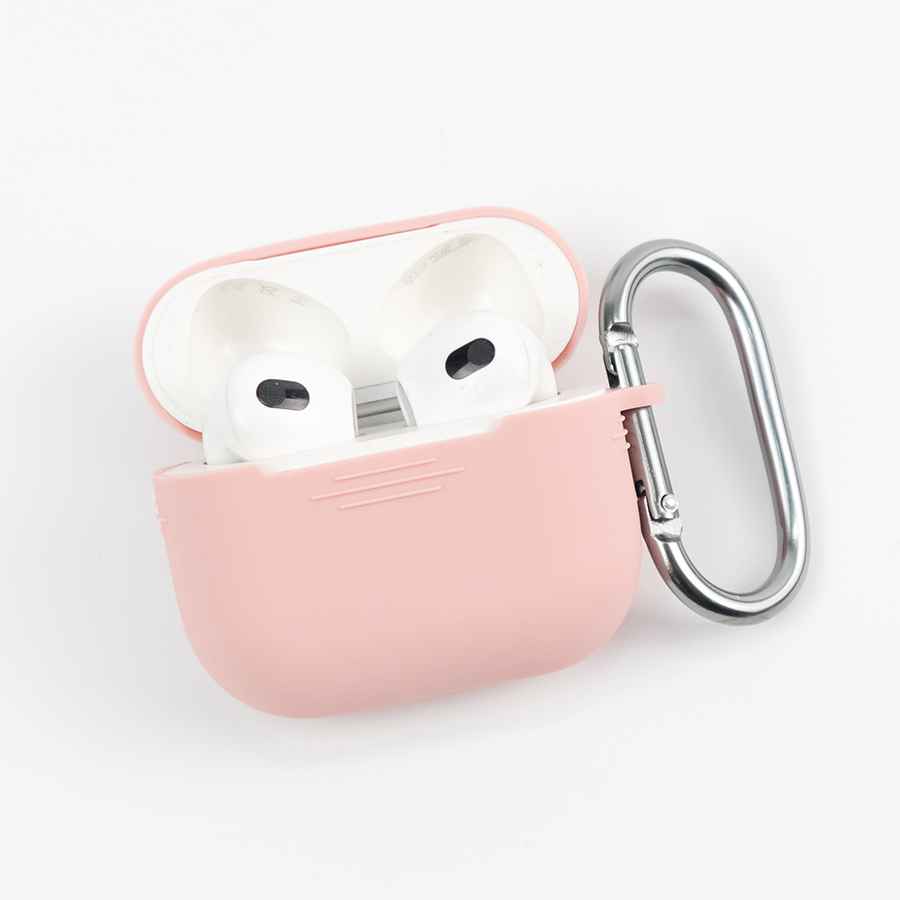 Ốp Bảo Vệ Dành Cho Apple Airpod 1/2/3 - Màu Pastel Kèm Móc Khóa - Chất Liệu Silicone Chống Bẩn, Chống Thấm | Full Box