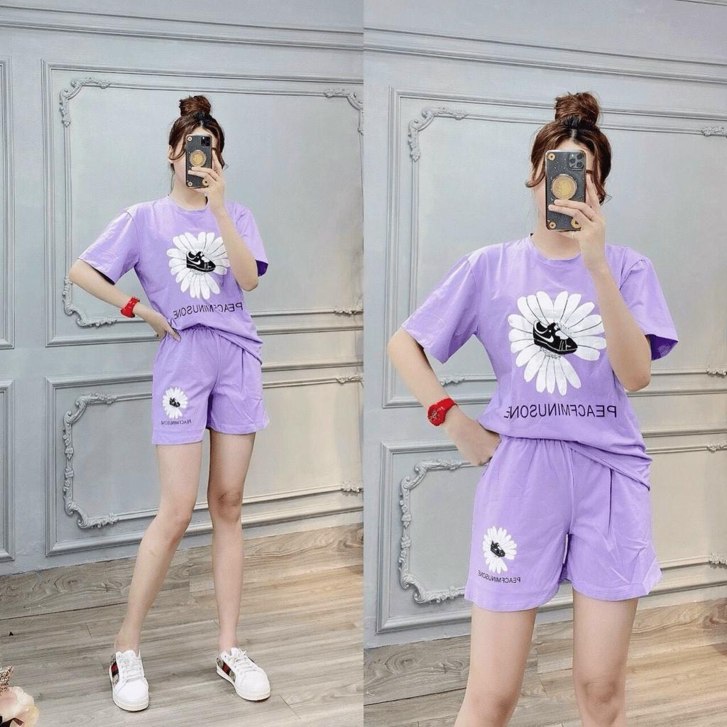 Set bộ đồ mặc nhà thun cotton nữ cực đẹp