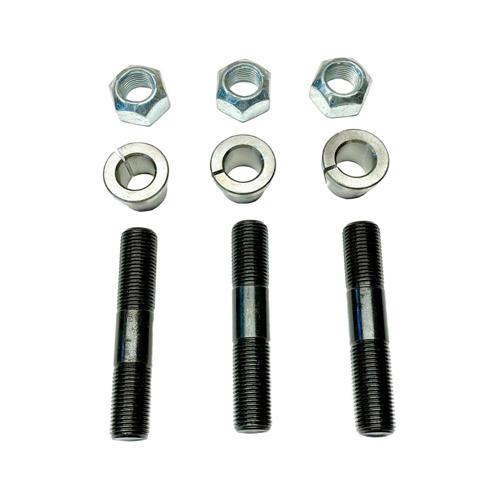 Steering Arm Install Kits,Lock Nut Mounting Stud Kits with Spacers