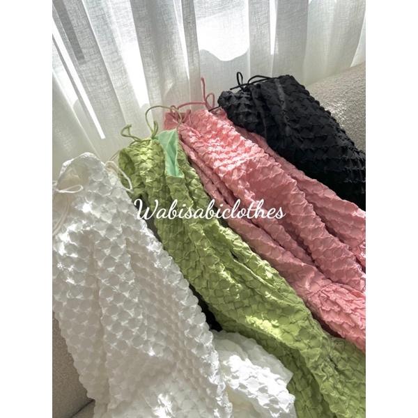 Đầm suông dây thắt nơ Wabisabi N0703