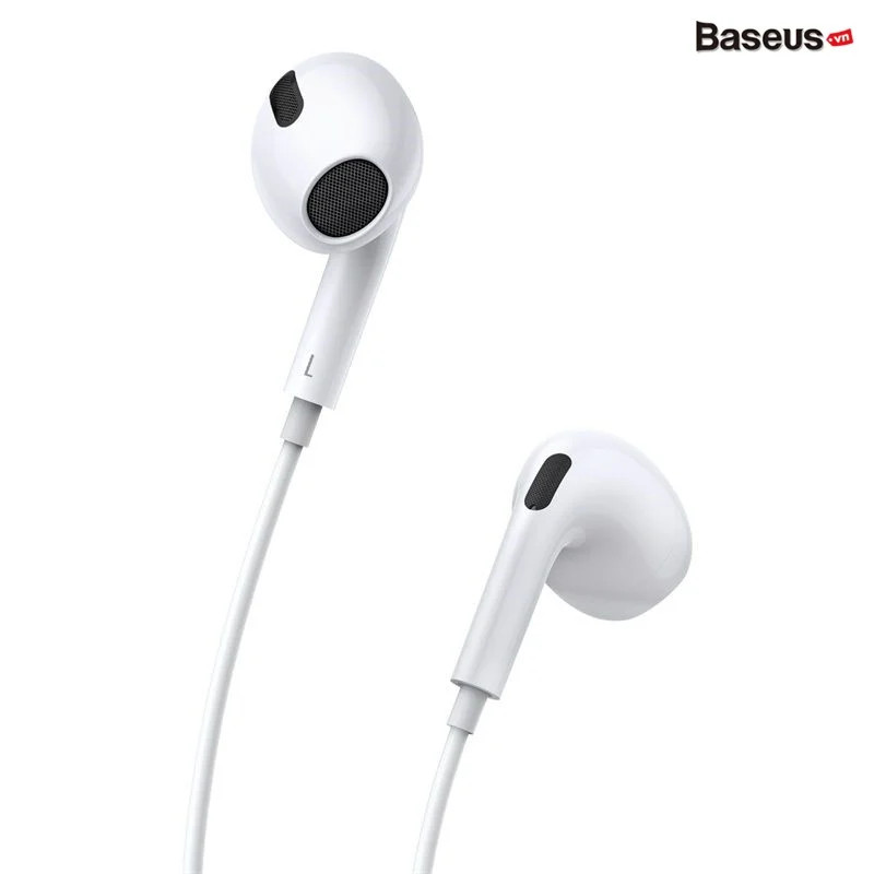 Tai Nghe Baseus Encok 3.5mm lateral in-ear Wired Earphone H17 - hàng chính hãng