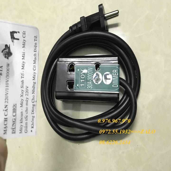 Dây nguồn chuyển điện 220v thành 110v 3000w