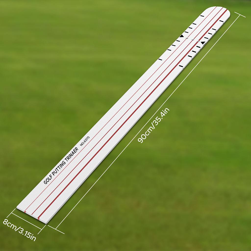 Golf Putting Alignment Portable Practice Putting Trainer for Indoor Chipping