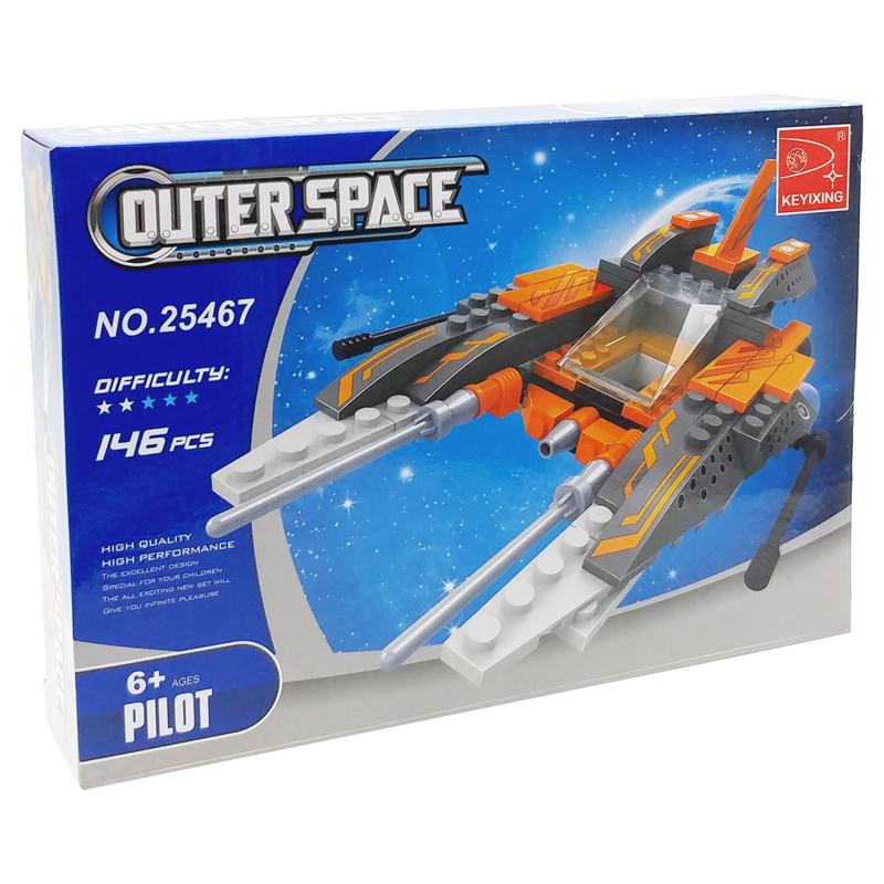 Đồ Chơi Lắp Ráp Tàu Vũ Trụ Outer Space - Keyixing AUS-25467 (146 Mảnh Ghép)