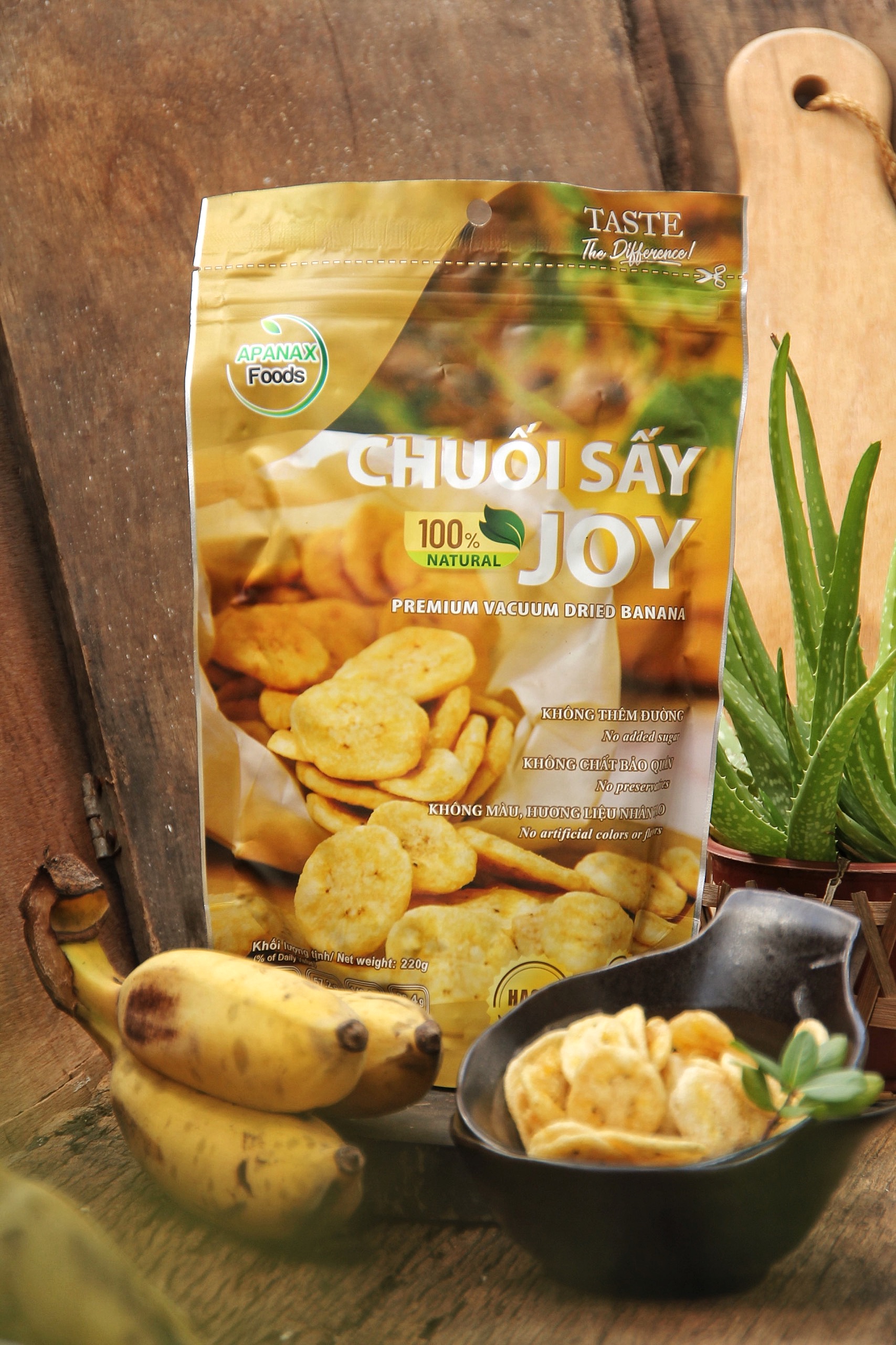 CHUỐI SẤY GIÒN KHÔNG ĐƯỜNG JOY