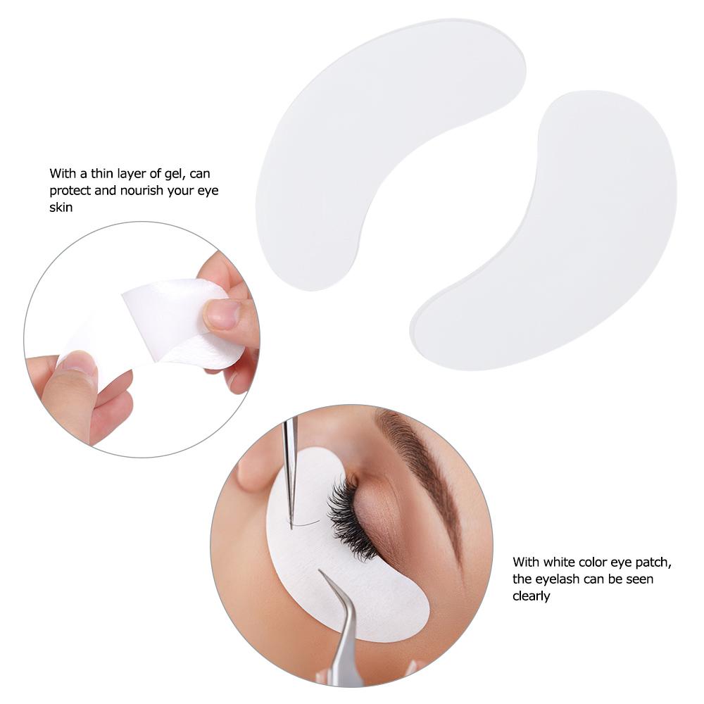 50 Miếng dán mắt dùng để nối mi,lớp gel mỏng, có thể bảo vệ và nuôi dưỡng làn da mắt của bạn