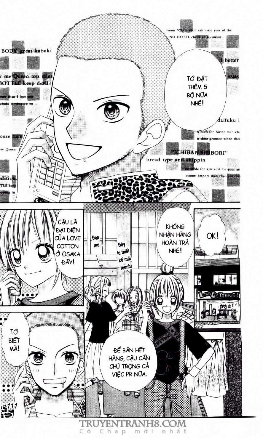 tiệm thời trang, love cotton chapter 10 24