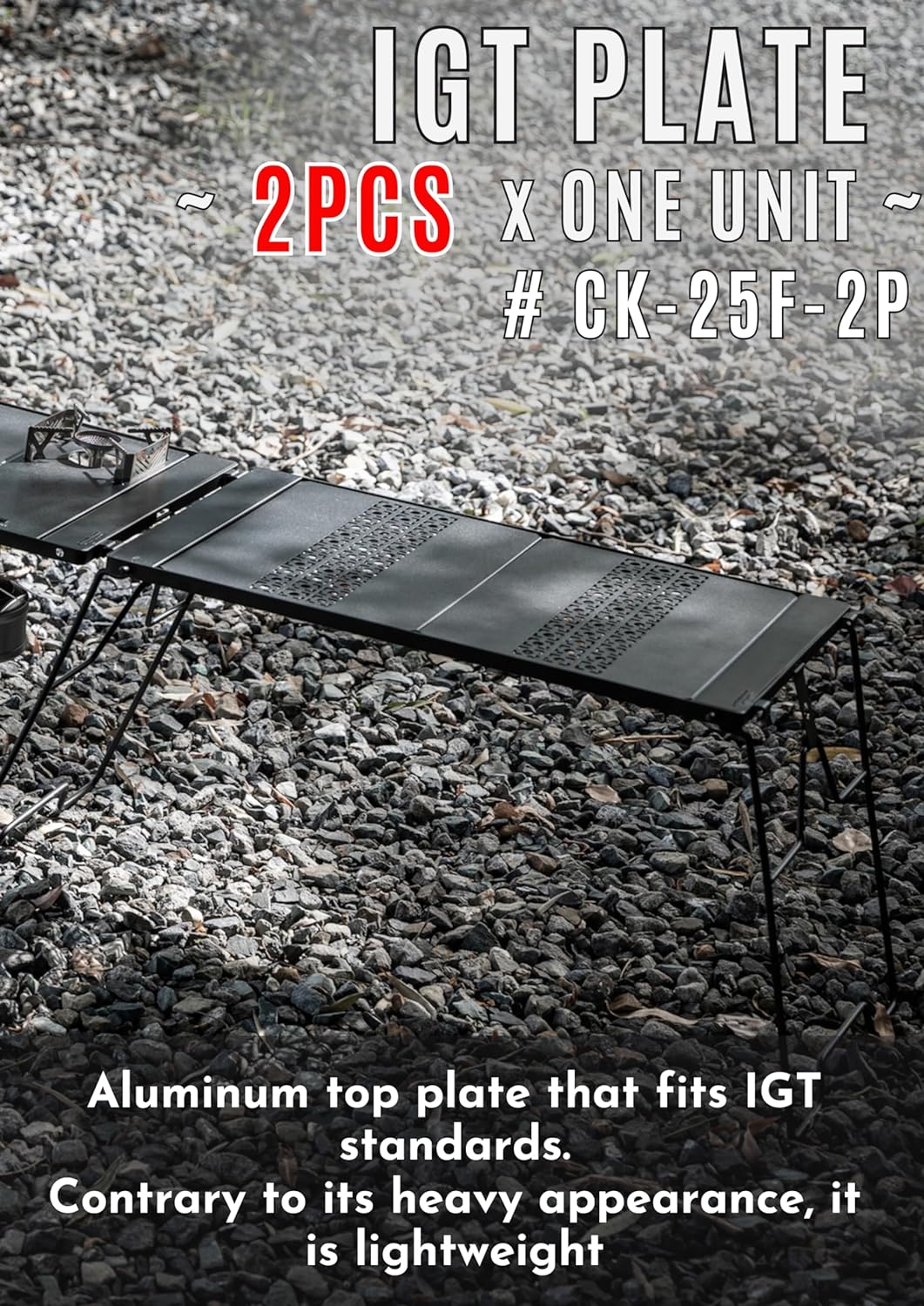 Mặt bàn nhôm Campingmoon IGT CK-25F-2P CK25F (2 tấm)