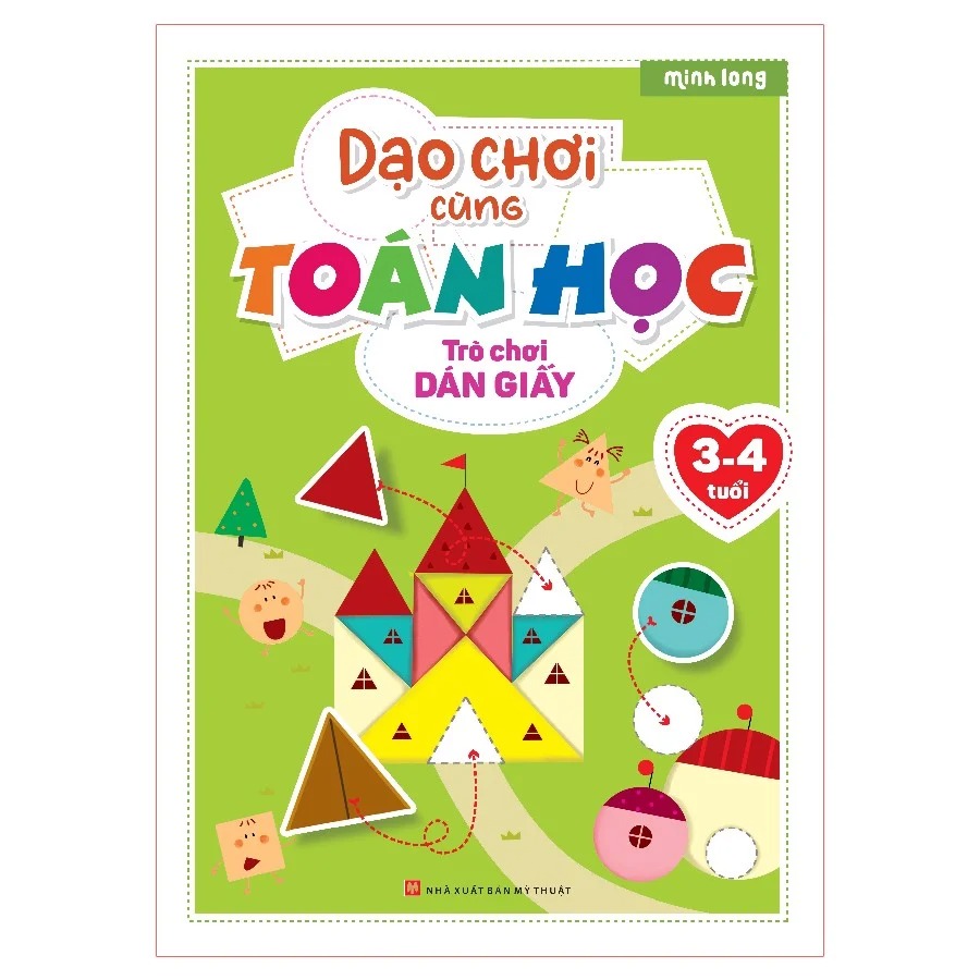 Dạo chơi cùng Toán học - Trò chơi dán giấy 3 - 4 tuổi