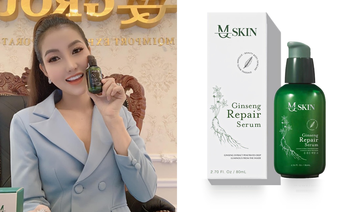 Serum Nhân Sâm Thay Da MQ Skin