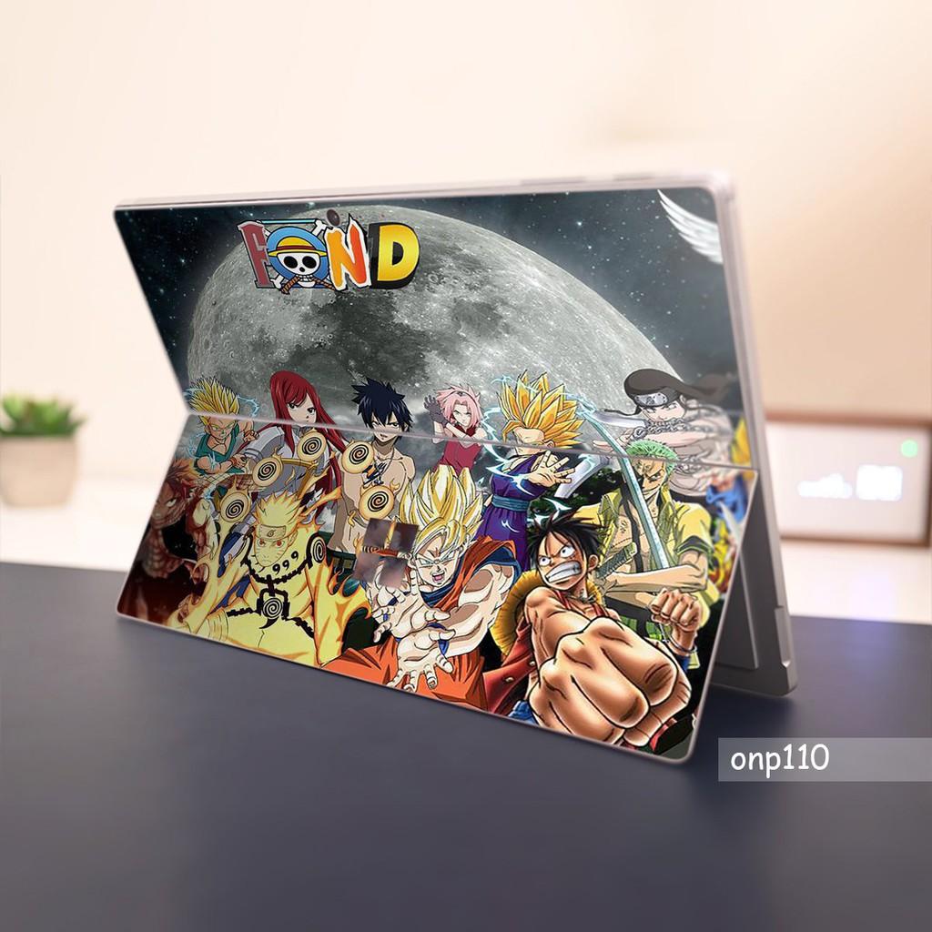 Skin dán hình One Piece x11 cho Surface 3 2015; Go, Go 2, Go 3; Pro 2 3 4 5 6 7 8 X