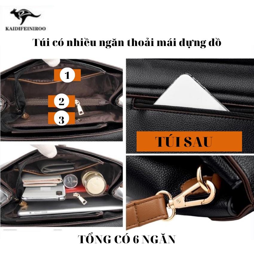 Túi xách nữ đẹp thời trang cao cấp công sở Hàn Quốc KAIDIFEINIROO KF20 (9611) Size 27cm