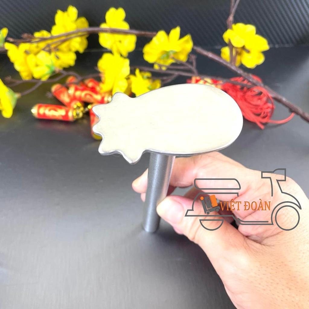 10 khuôn BÁNH DỨA ĐÀI LOAN + DỤNG CỤ NHẤN - bánh cookies dứa , bánh trái thơm - Khuôn dày, đẹp, sắc nét