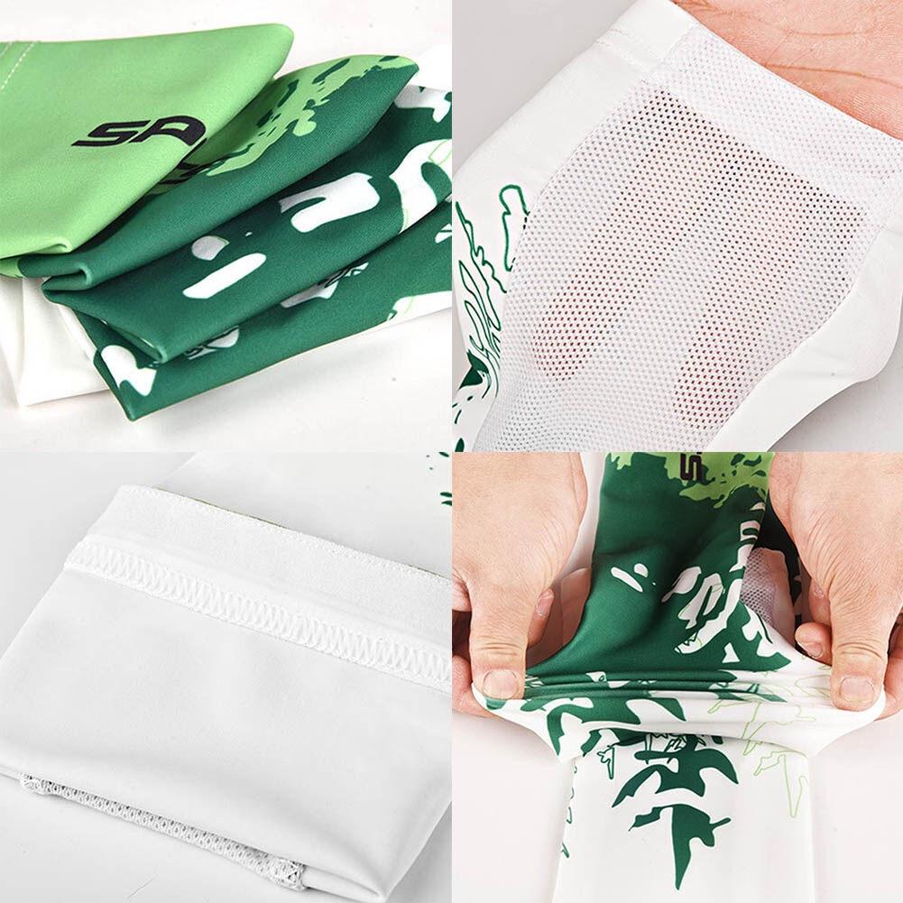 1 Cặp Găng Tay Chống Nắng Bằng Lụa Lạnh Màu Gradient Cho Nam Và Nữ Khi Đi Xe Đạp/Xe Máy