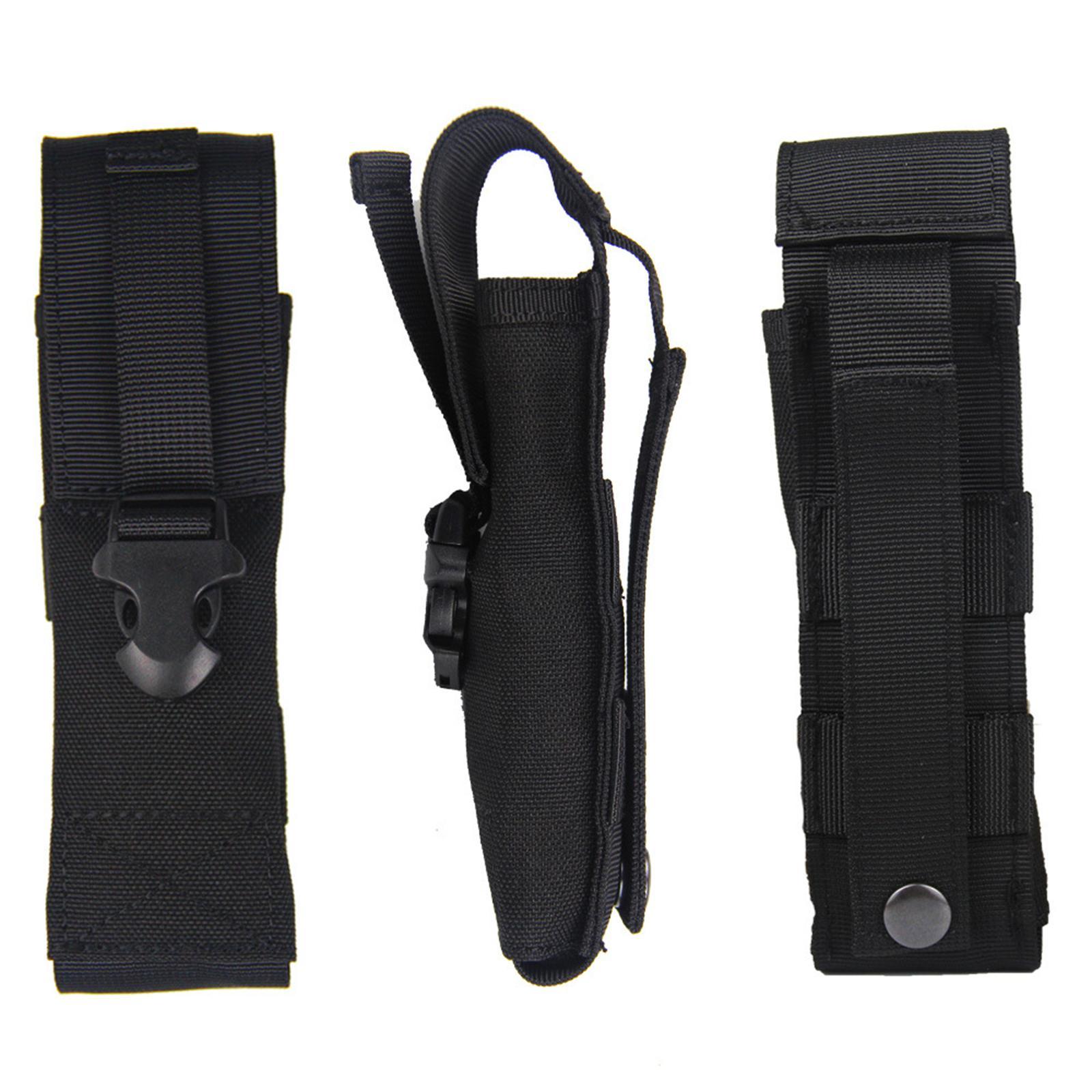 2-3pack Flashlight Pouch Carry Case Holder LED Torch Utility Pouch for Hiking