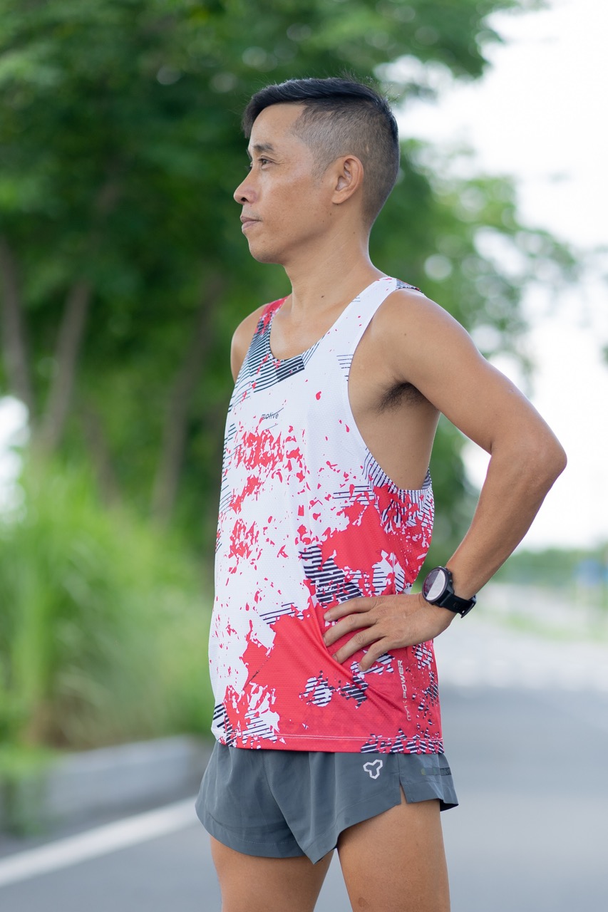 ÁO THUN THỂ THAO CHẠY BỘ SINGLET RUNNING MOTIVE ELITE NAM