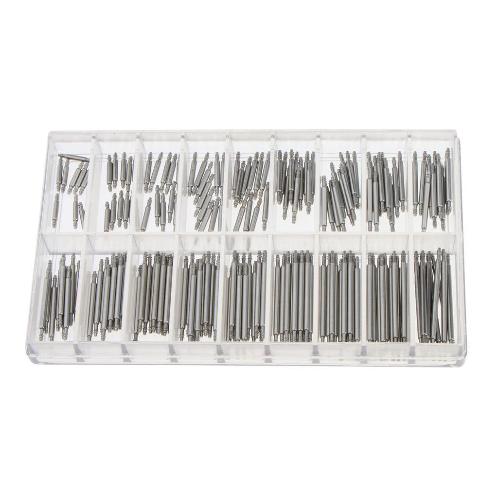 2X 180 Pieces Professional Stainless Steel Watch Spring Bar Strap Pins 1.5mm