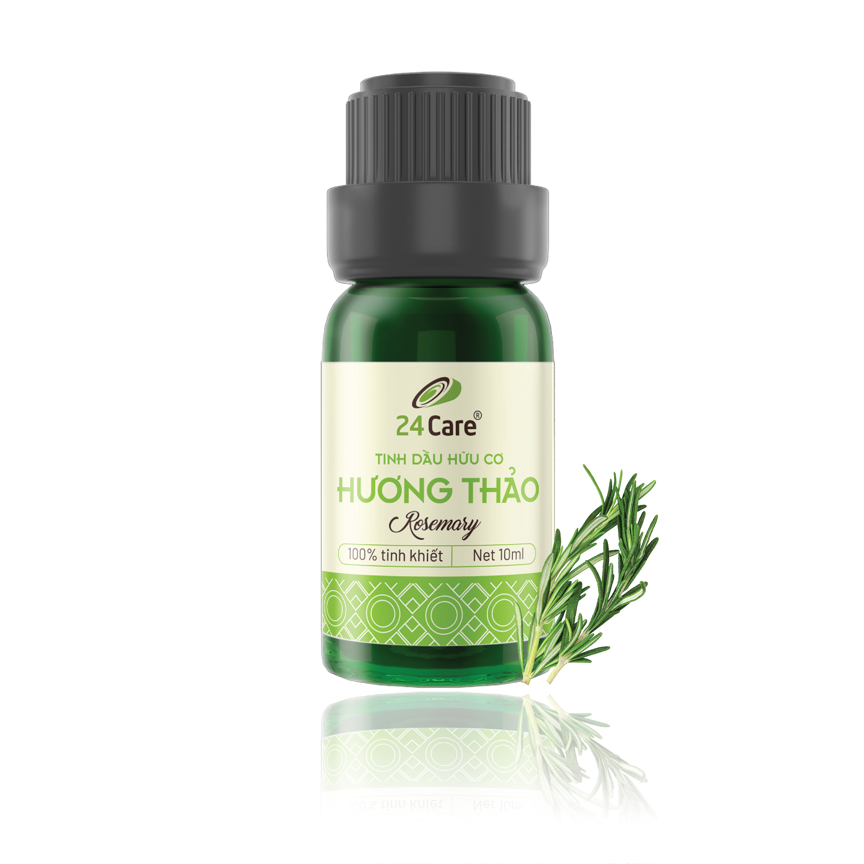 Tinh dầu Hương Thảo 24Care 10ML - Chiết xuất thiên nhiên, xông phòng, thanh lọc không khí, hương thơm thư giãn, giảm căng thẳng.