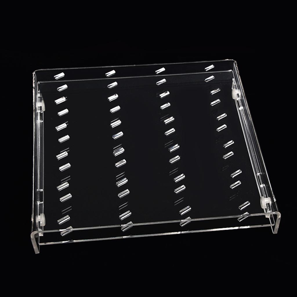 2 Pcs Acrylic Ice Pop Display Stand for Wedding Bakery Shop Decor Clear