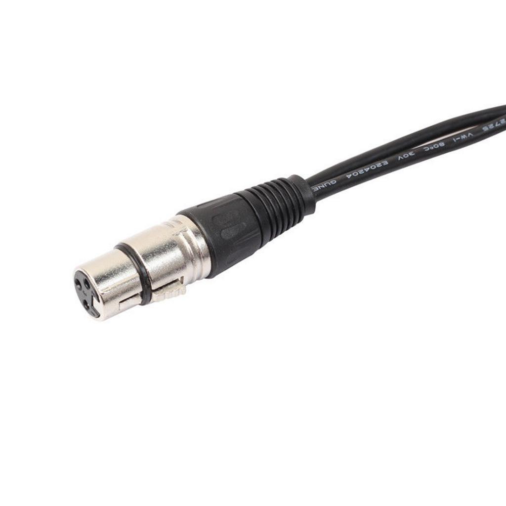 4x 3 Pin XLR Female to Dual XLR Male Balanced Microphone Splitter Cable