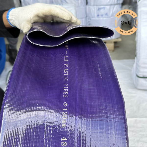 Ống bạt cốt dù phi 120mm tím - Ống bạt Việt Úc