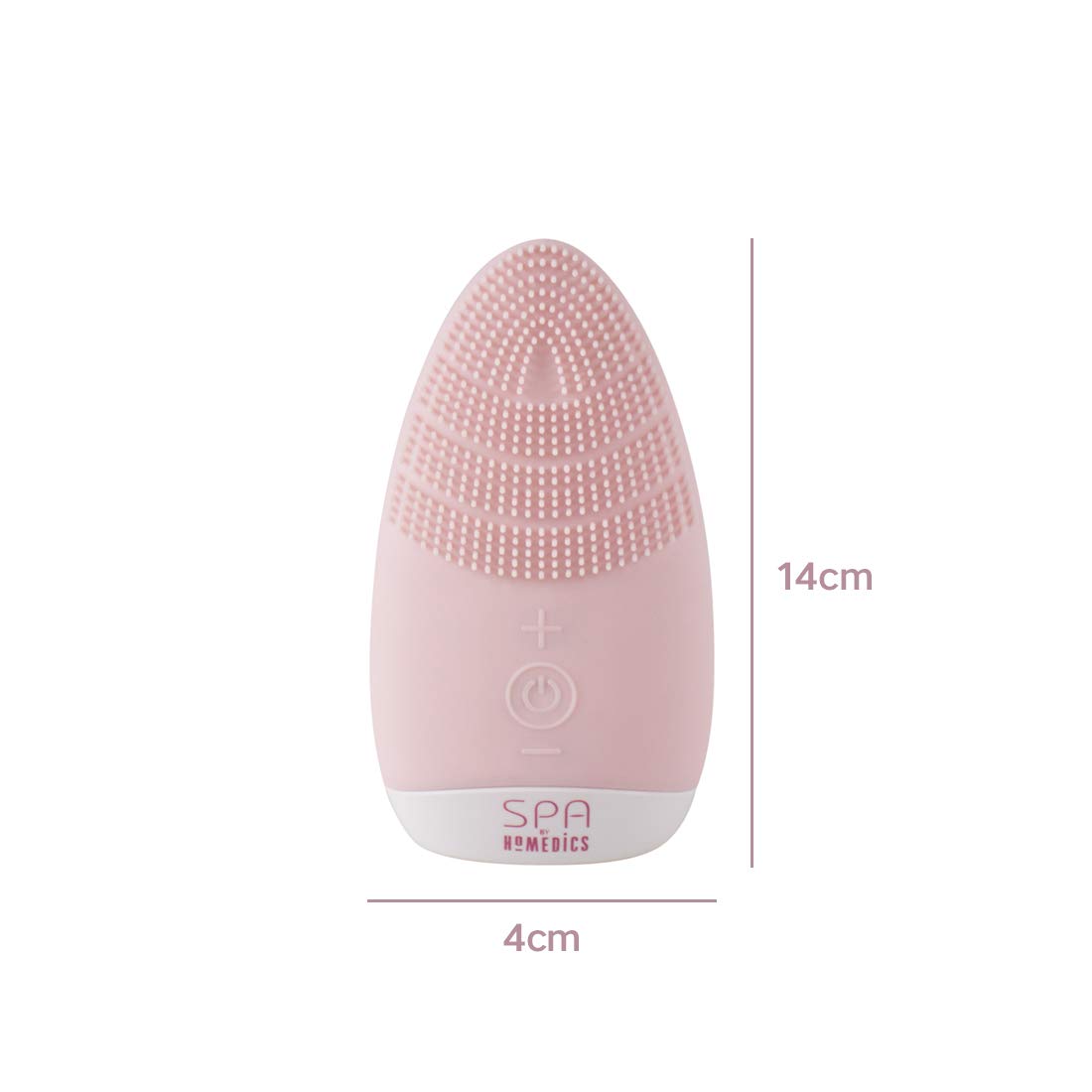 Máy rửa mặt USA mini silicone công nghệ siêu âm HoMedics FAC-001-EU nhập khẩu USA