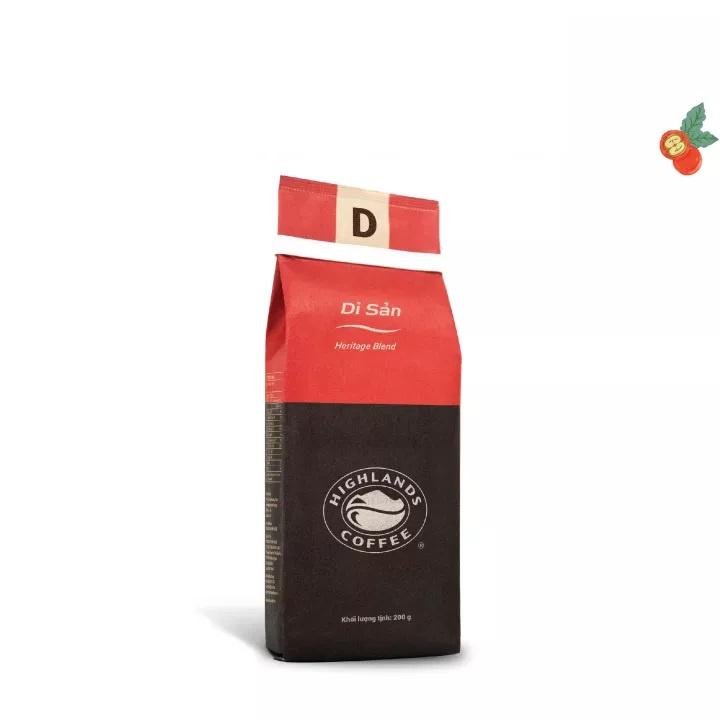Mua 3 gói tặng 1 gói Cà phê Rang xay Di sản Highlands Coffee 200g