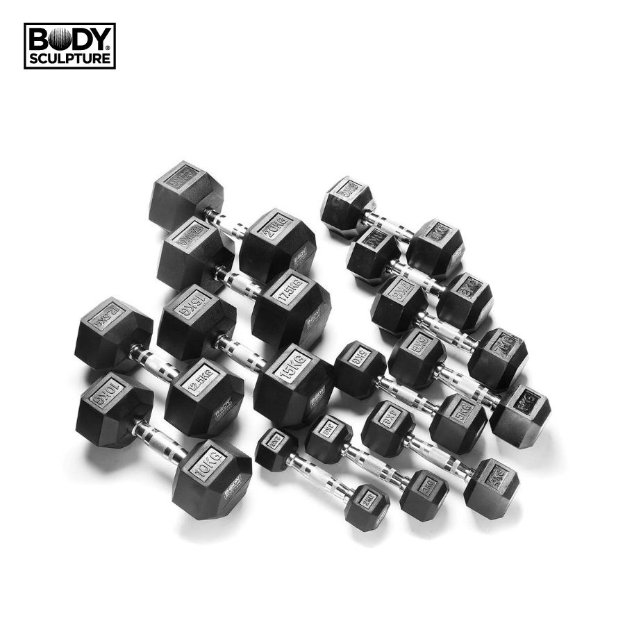 Tạ tập gym lục giác 3kg unisex Body Sculpture - BW-460-3KG