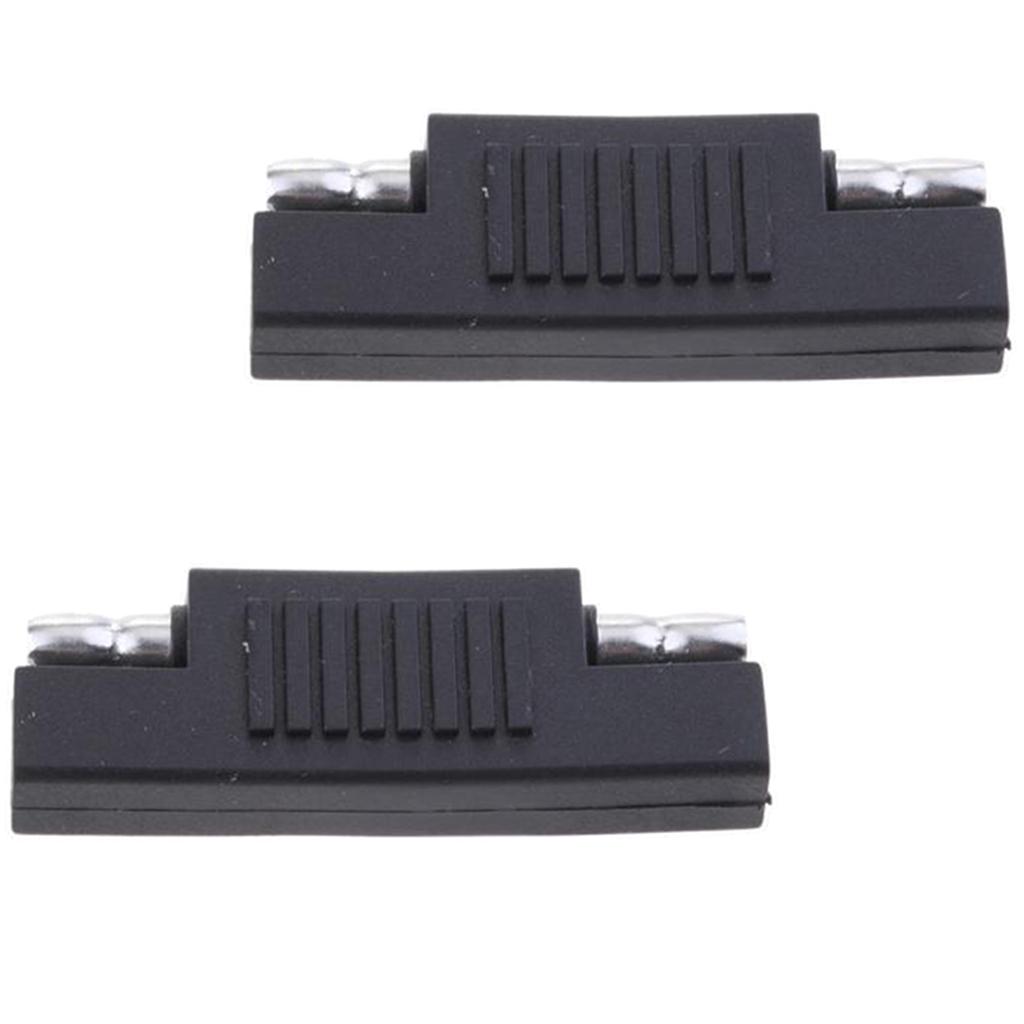2Pcs SAE Male to Male Power Adapters Connectors Solar Panel Battery Kits