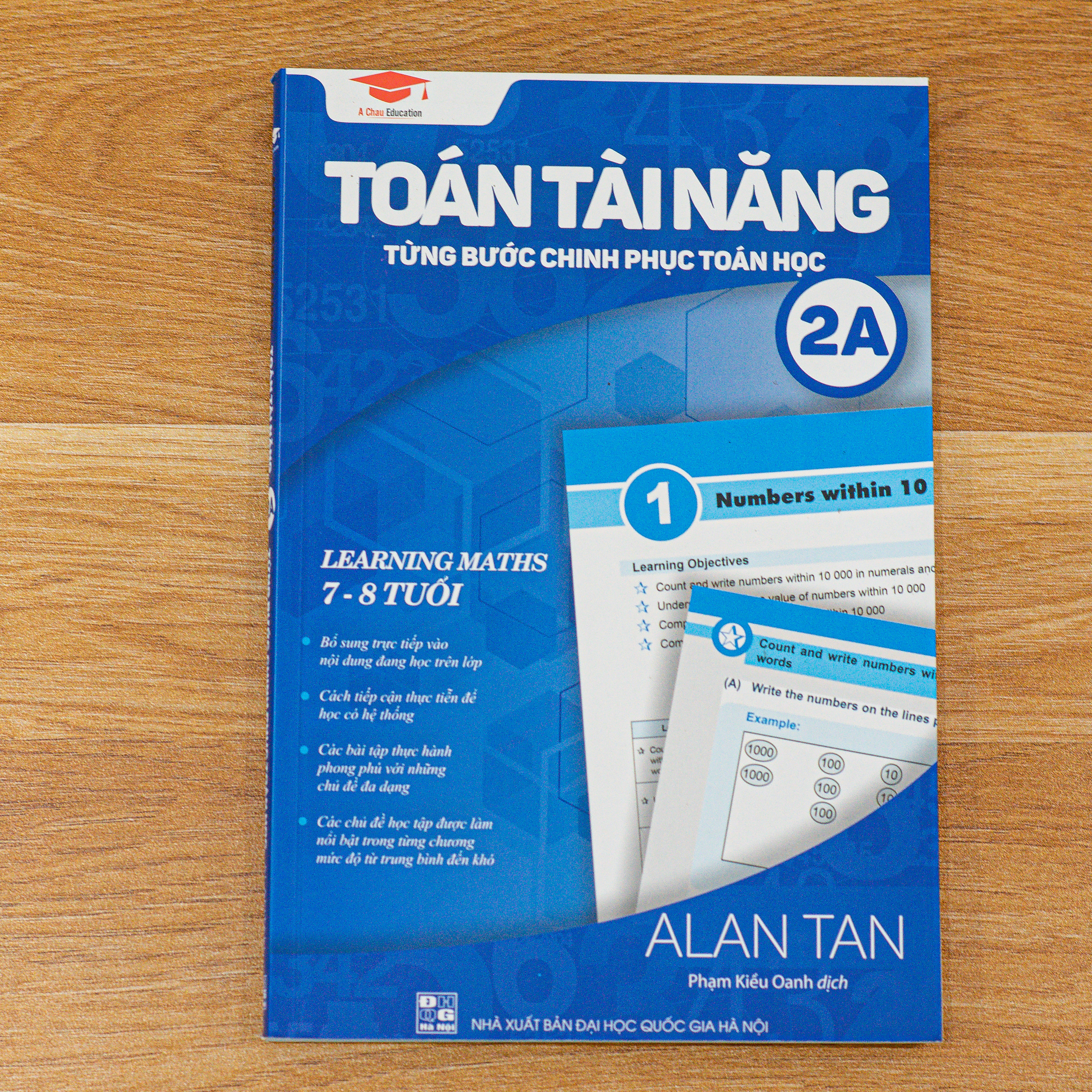 Sách toán tài năng 7 cuốn, 7 - 11 tuổi Sách toán lớp 2 đến lớp 5 Á Châu Books