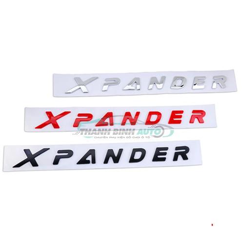 Chữ Nổi Xpander Gắn Nắp Caplo Trang Trí Cho Xế Yêu