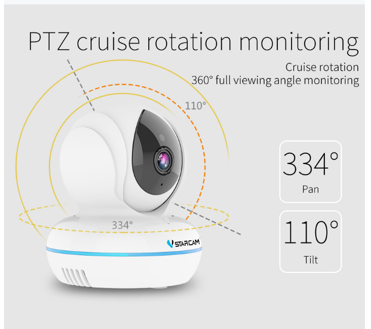 Camera ip wifi không dây C22Q 2K 4MB H.265 Vstarcam - Hàng chính hãng