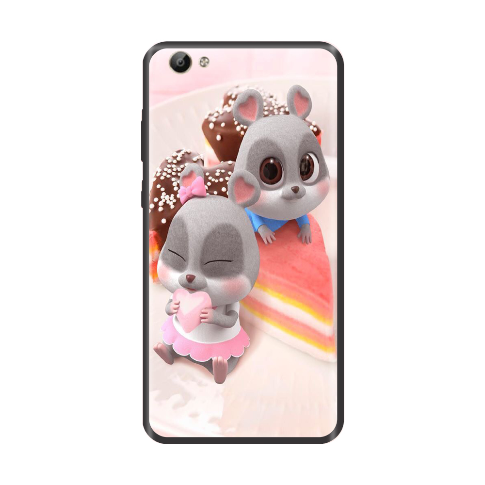 Ốp lưng TPU viền dẻo cho điện thoại VIVO Y66 Hình Chuột Tết 2020 Mẫu 10