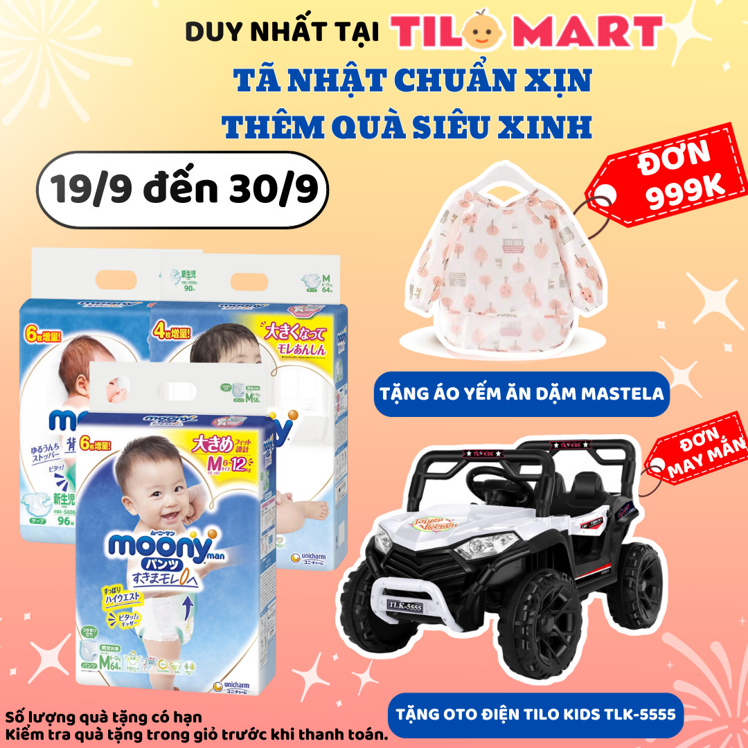 Tã Quần Cao Cấp Moony Nhật Bản Bé Trai XL38 - Tặng 6 Miếng Trong Gói