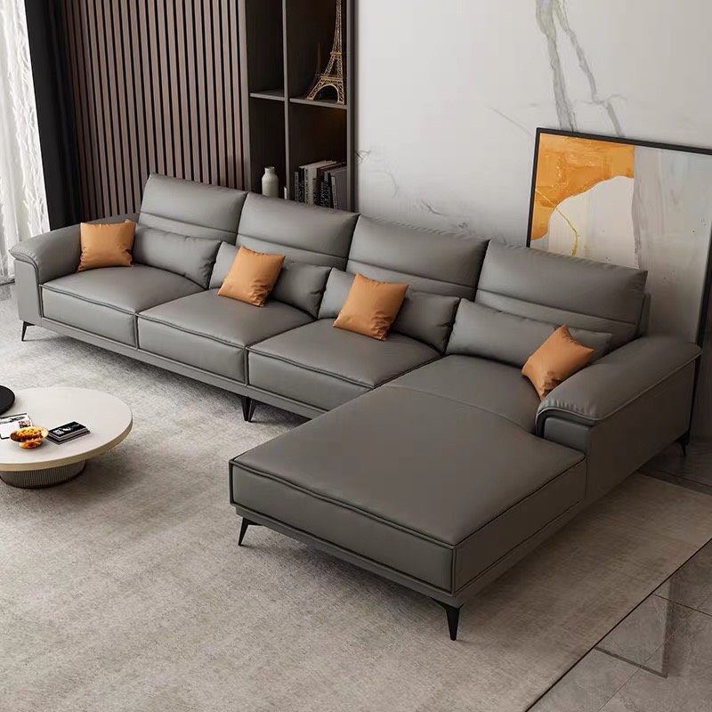 Ghế sofa da góc L Adora