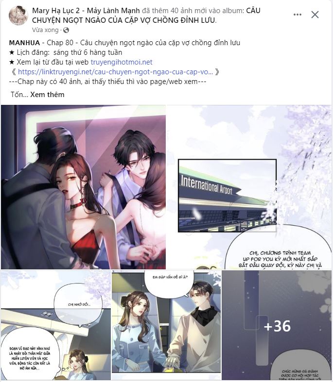 câu chuyện ngọt ngào của cặp vợ chồng đỉnh lưu chapter 80.1 1