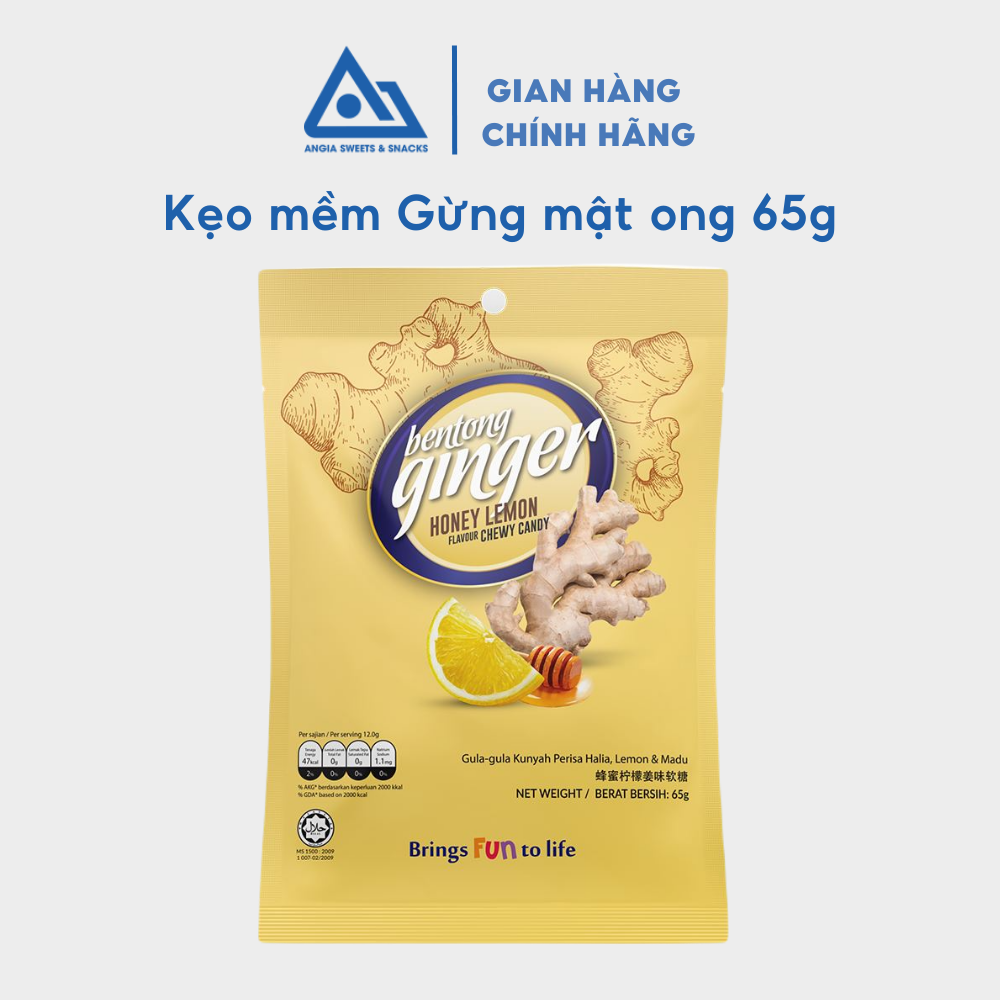 Kẹo mềm trái cây muối Extra Cooling gói 65g, kẹo dẻo Chewy Candy ăn vặt Malaysia nhiều vị An Gia Sweets Snacks