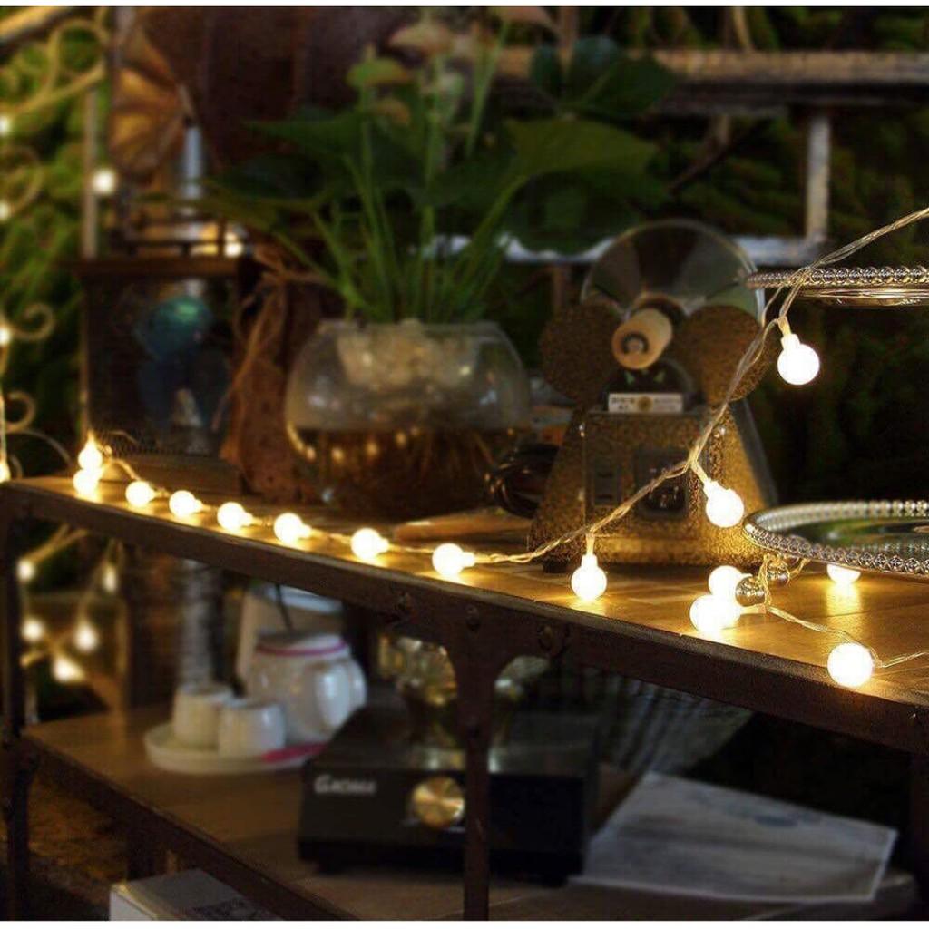 Đèn Trang Trí Dây Đèn Led Trang Trí Trái Cherry Ball Bóng Đục Nhỏ