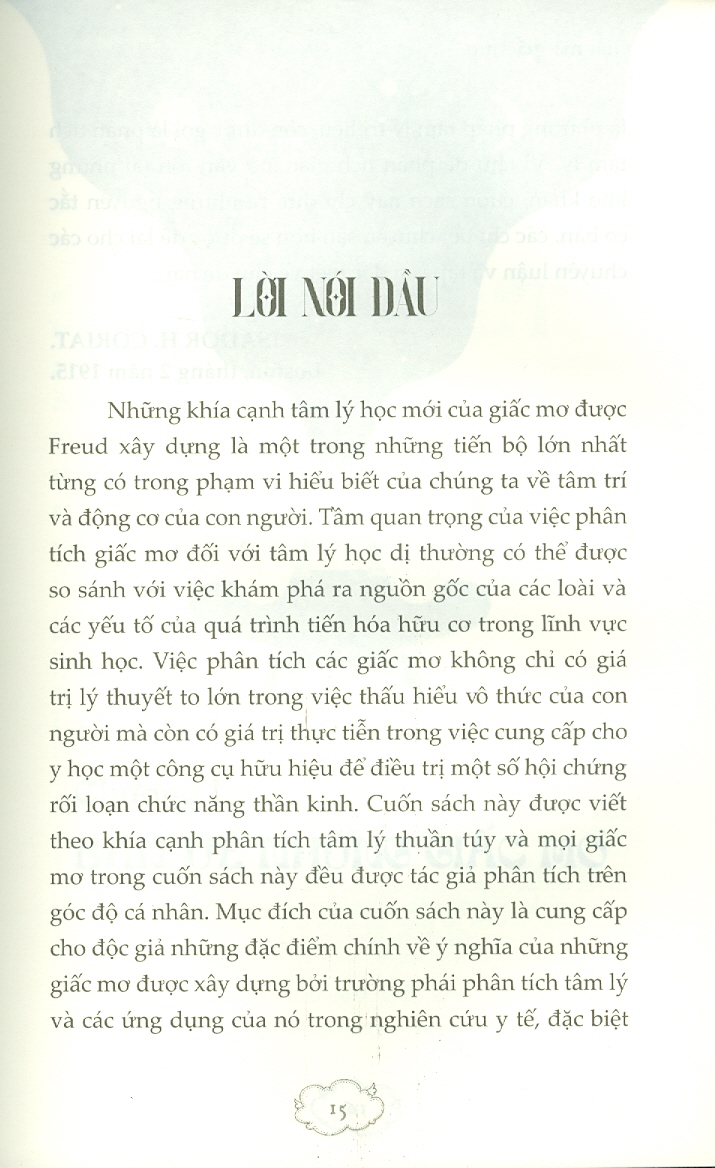 GIẢI MÃ GIẤC MƠ – Tâm lý ứng dụng theo nghiên cứu của Freud - Isador Henry Coriat - Ngân Hà dịch – Bách Việt - NXB Lao Động